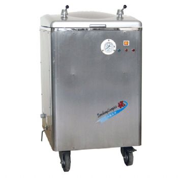 上海三申不锈钢立式电热压力蒸汽灭菌器YM30B（YM-350B） 不锈钢立式/自动补水型